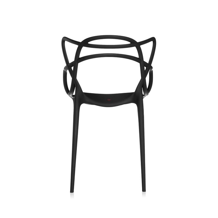 Кресло Kartell Masters из термопластика черного цвета - лучшие Обеденные стулья в INMYROOM