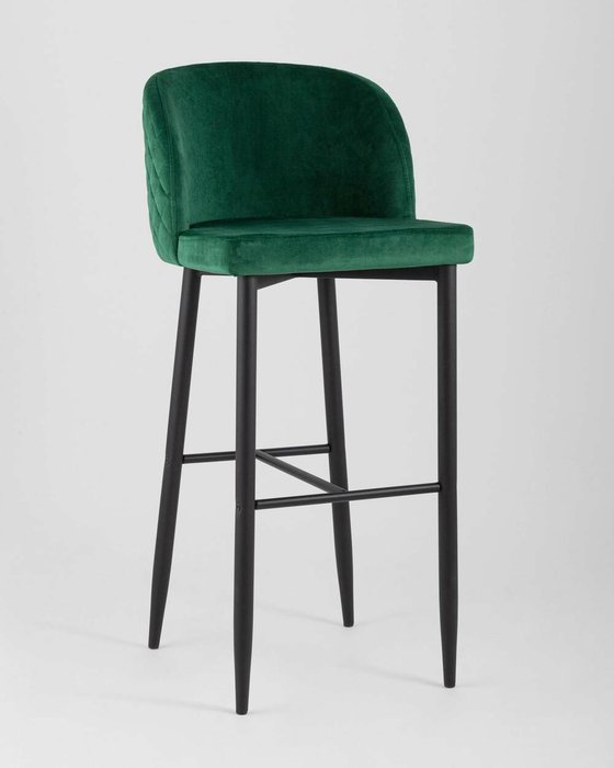 Барный стул Оскар изумрудного цвета - купить Барные стулья по цене 10790.0