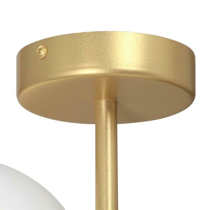 Потолочный светильник бело-золотого цвета  - лучшие Потолочные светильники в INMYROOM
