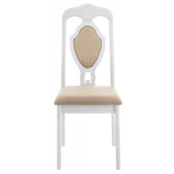 Стул Viola white бело-бежевого цвета - купить Обеденные стулья по цене 5600.0