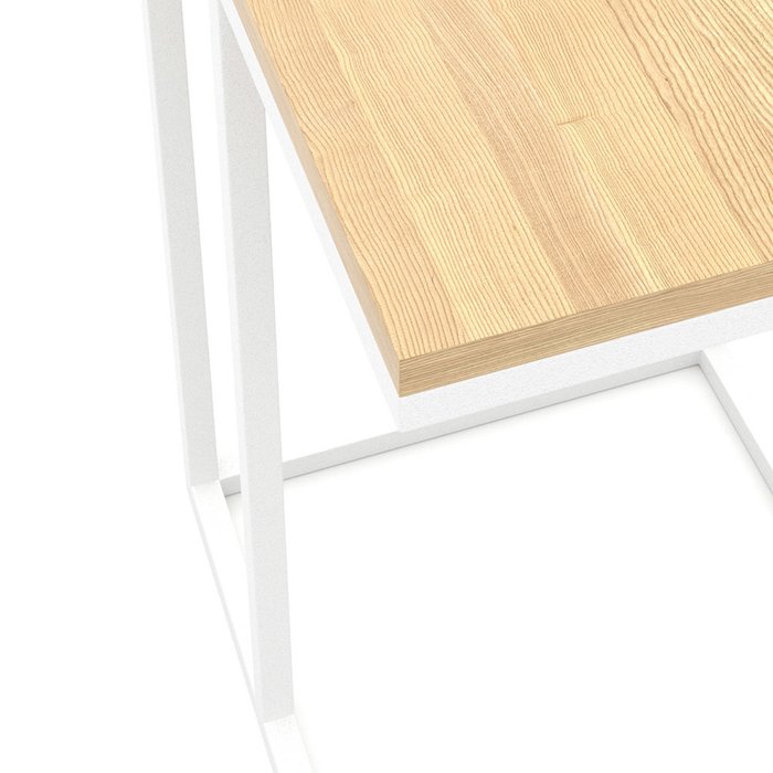 Приставной столик Loft с белым подстольем - купить Кофейные столики по цене 8200.0