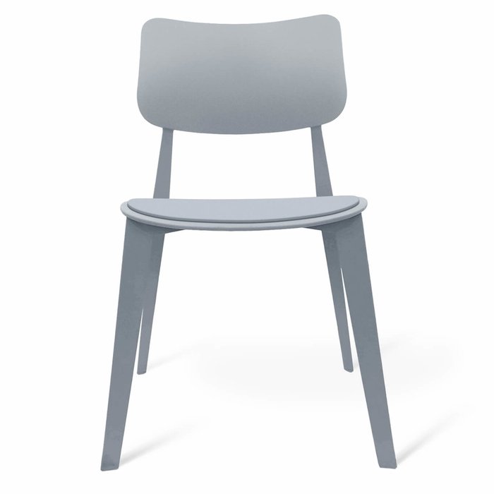 Стул штабелируемый Manfred серого цвета - купить Обеденные стулья по цене 4930.0