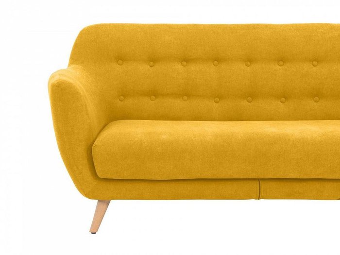 Диван двухместный Loa желтого цвета - лучшие Прямые диваны в INMYROOM