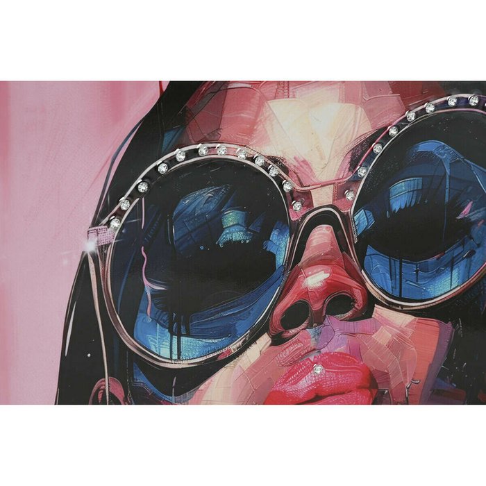 Картина Розовый современный chica лаковый 50 x 3 x 70 cm (2 штук) - лучшие Картины в INMYROOM