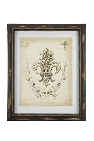 Картина в рамке Queen Sketchs Fleur de Lys  - купить Принты по цене 2799