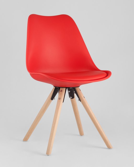 Стул Арианда красного цвета - купить Обеденные стулья по цене 1990.0