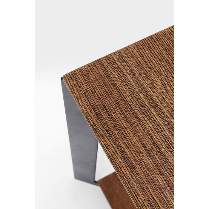 Столик приставной Phoenix с деревянной столешницей  - лучшие Кофейные столики в INMYROOM