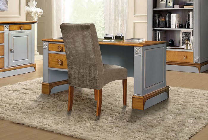 Стол письменный Brianson серо-коричневого цвета - купить Письменные столы по цене 72060.0