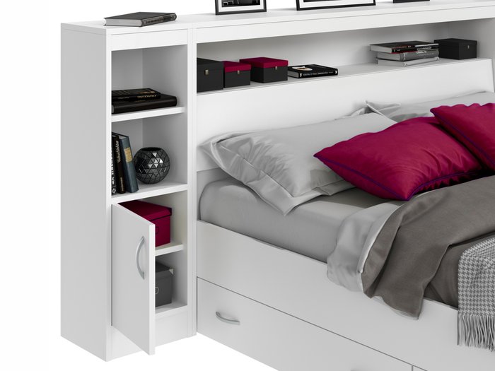 Кровать Виктория 180х200 белого цвета  - лучшие Кровати для спальни в INMYROOM