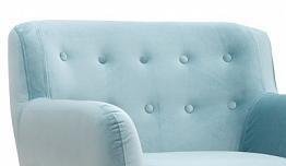 Кресло Эллинг дизайн 9 голубого цвета - лучшие Интерьерные кресла в INMYROOM