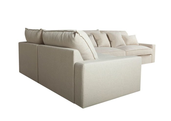 Угловой диван Oscar кремового цвета - купить Прямые диваны по цене 454450.0