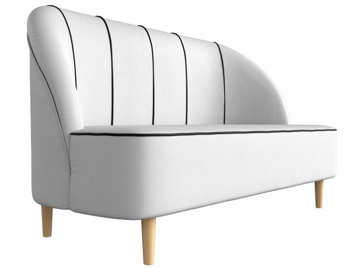 Диван Фелини белого цвета (экокожа) - лучшие Прямые диваны в INMYROOM