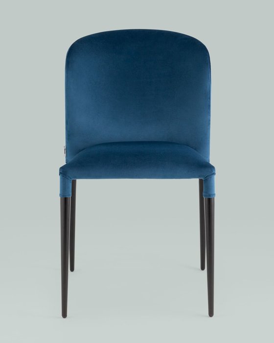 Стул Лори синего цвета - лучшие Обеденные стулья в INMYROOM