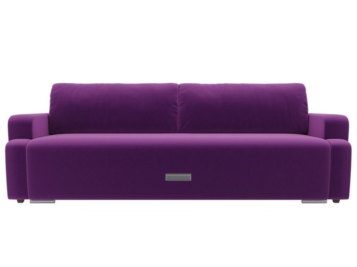 Прямой диван-кровать Ника фиолетового цвета - купить Прямые диваны по цене 40999.0