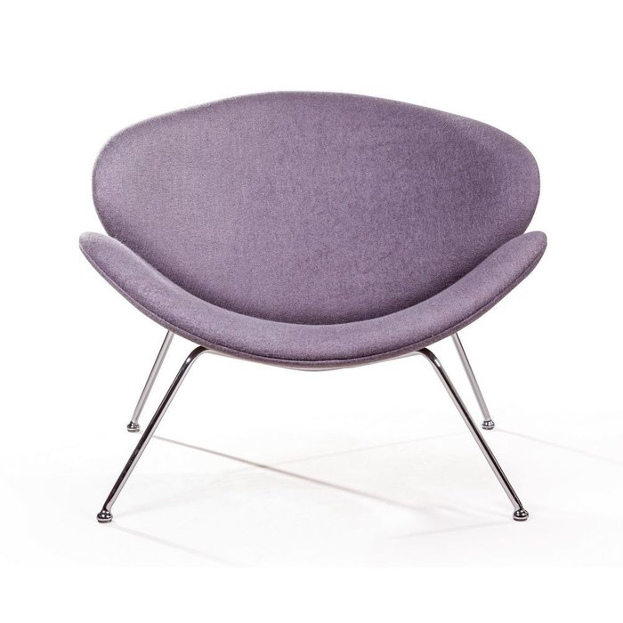 Лаунж кресло Slice серого цвета - купить Интерьерные кресла по цене 24900.0