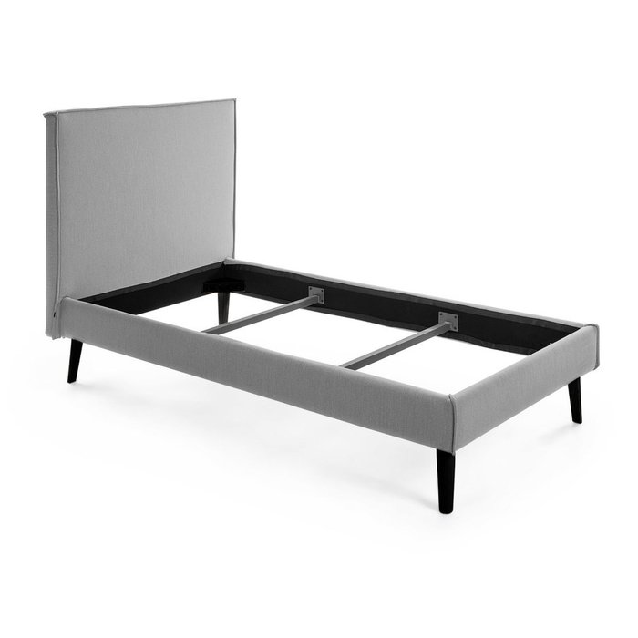  Кровать Этель 150х190 серого цвета