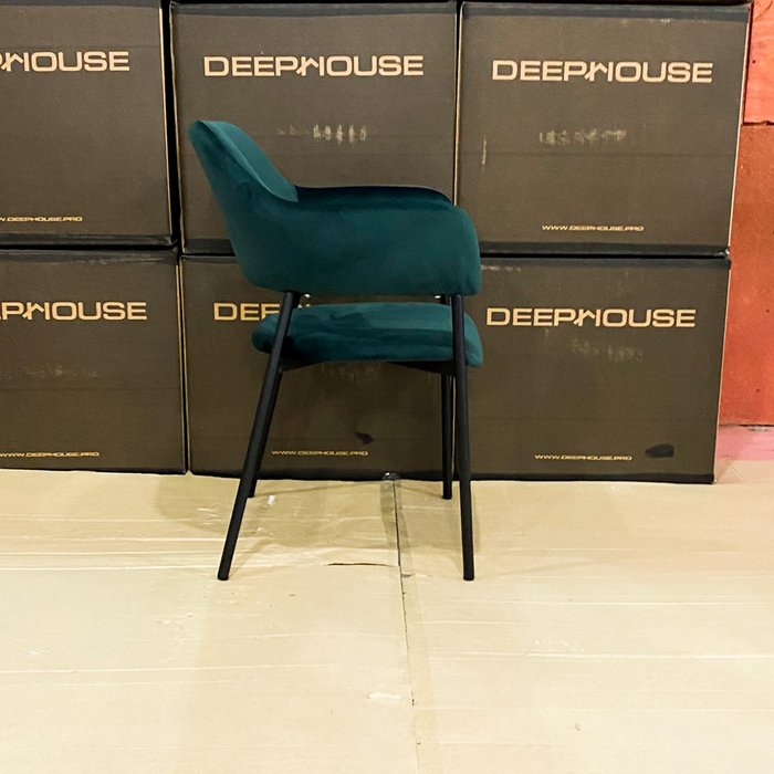 Стул Ливорно темно-зеленого цвета - лучшие Обеденные стулья в INMYROOM