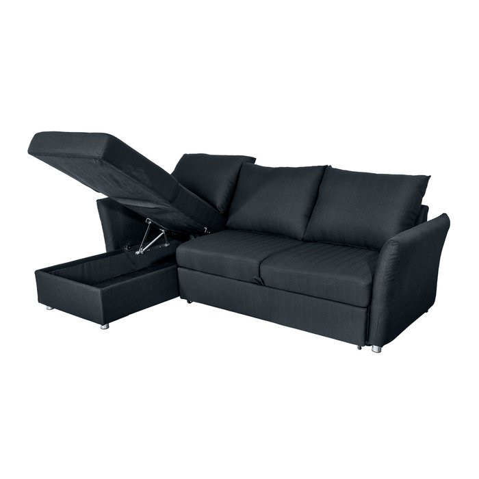 Угловой диван-кровать William Shakespeare тёмно-серого цвета - купить Угловые диваны по цене 88000.0