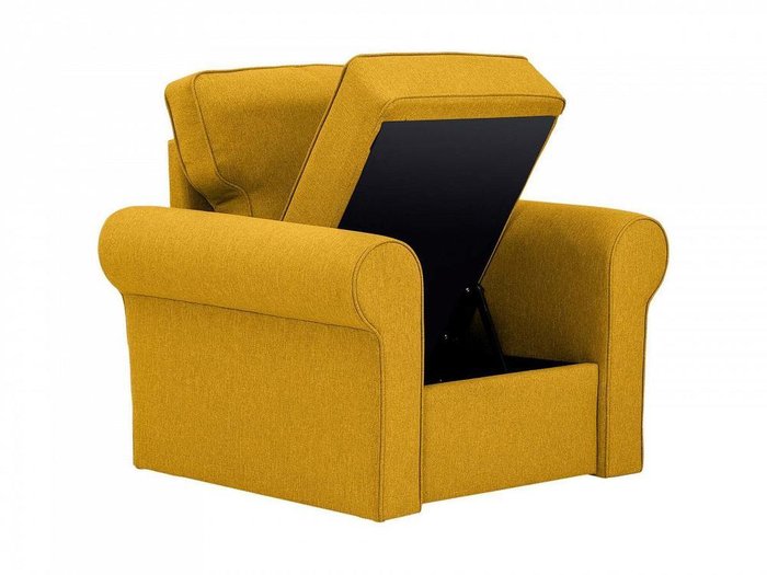 Кресло Murom горчичного цвета - лучшие Интерьерные кресла в INMYROOM