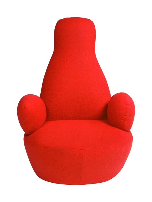 Кресло Bottle Chair красного цвета