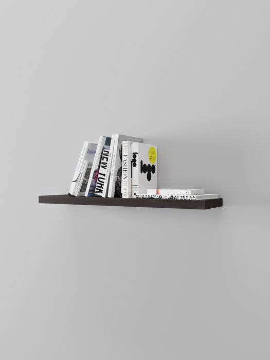 Полка Long 90 черного цвета - лучшие Полки в INMYROOM Полка Long 90 черного цвета - лучшие Полки в INMYROOM