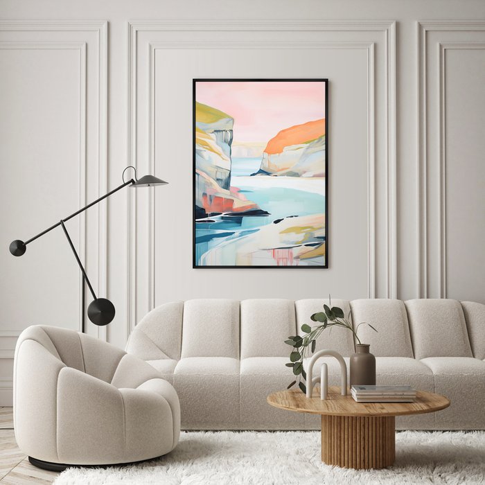 Репродукция картины Landscape Collection, The sea flow, No 2, 2024г. - лучшие Картины в INMYROOM