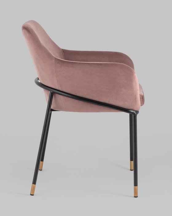 Стул Сандра пыльно-розового цвета - лучшие Обеденные стулья в INMYROOM