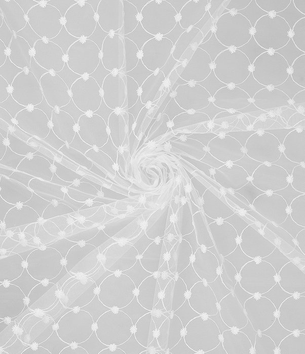 Тюль Ажур 500х280 белый - купить Шторы по цене 2740