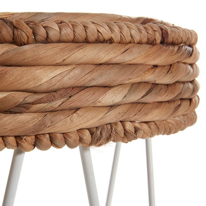 Кофейный столик Hurten footrest со столешницей из натурального волокна - купить Кофейные столики по цене 9990.0