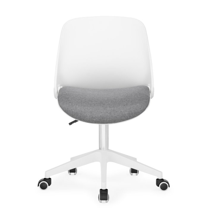 Офисный стул Zarius бело-серого цвета - лучшие Офисные кресла в INMYROOM