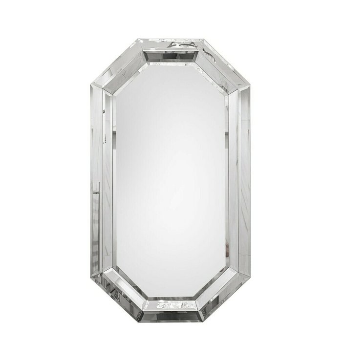 Настенное зеркало Lunaria 70x110 в двойной зеркальной раме