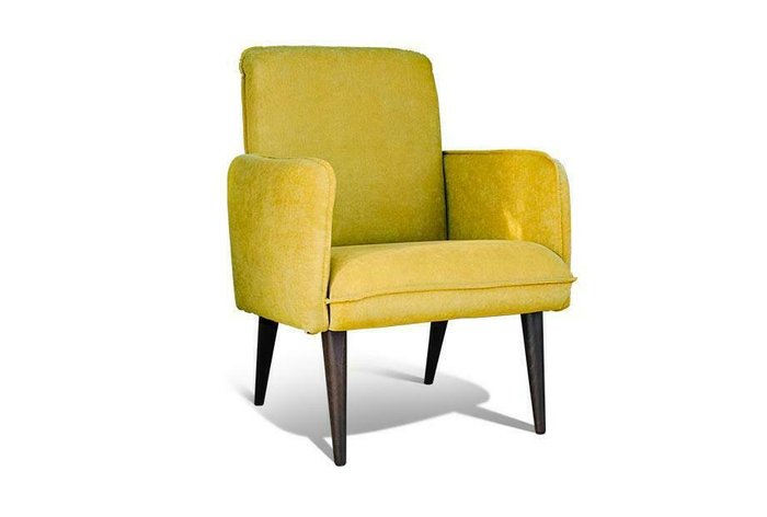 Кресло Стью желтого цвета