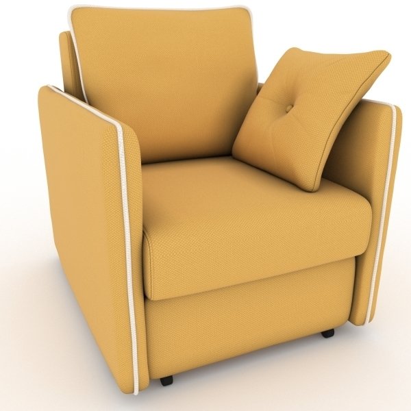 Кресло-кровать Cardinal желтого цвета