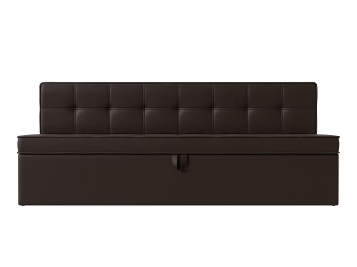 Диван-кровать Техас коричневого цвета (экокожа) - купить Прямые диваны по цене 31999.0