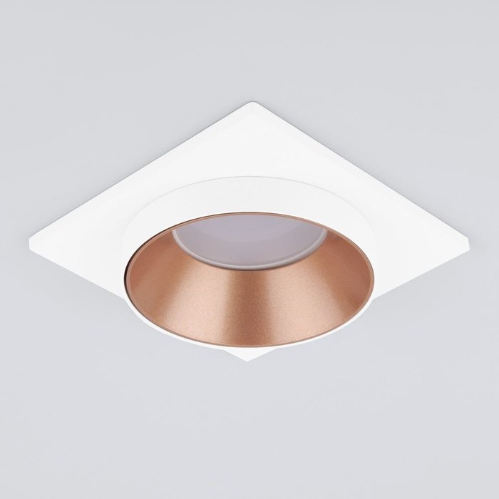 Встраиваемый точечный светильник 116 MR16 золото/белый Solas - лучшие Встраиваемые споты в INMYROOM