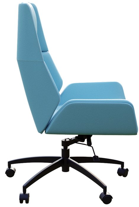 Кресло руководителя Авиатор голубого цвета - купить Офисные кресла по цене 73118.0