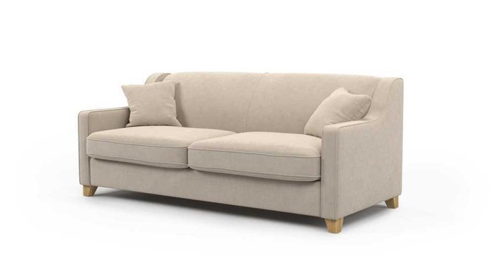Диван-кровать Halston SFR бежевого цвета - купить Прямые диваны по цене 82500.0