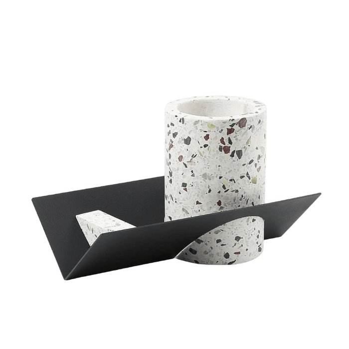 Ваза Stone Vase белого цвета