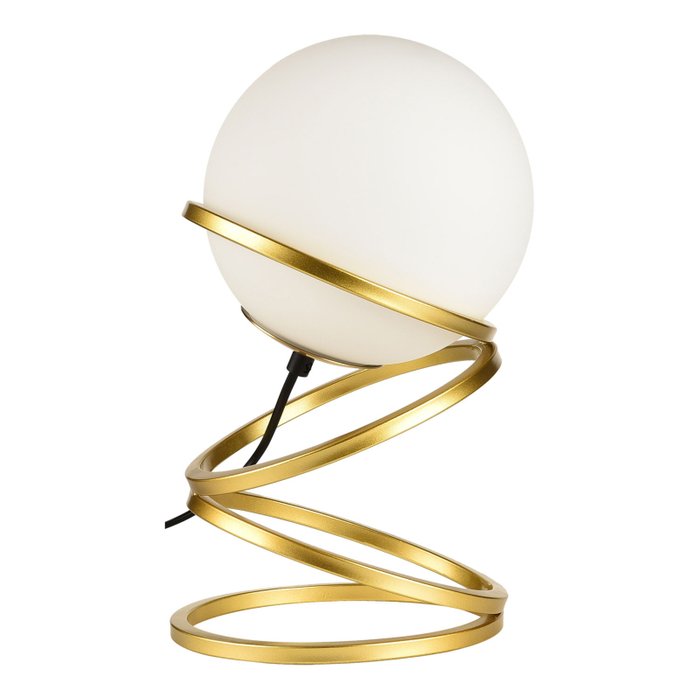 Настольная лампа Cleburne LSP-0611 (стекло, цвет белый)