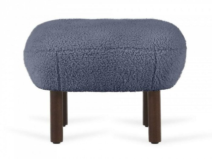 Пуф Lounge Wood синего цвета - купить Пуфы по цене 13410.0