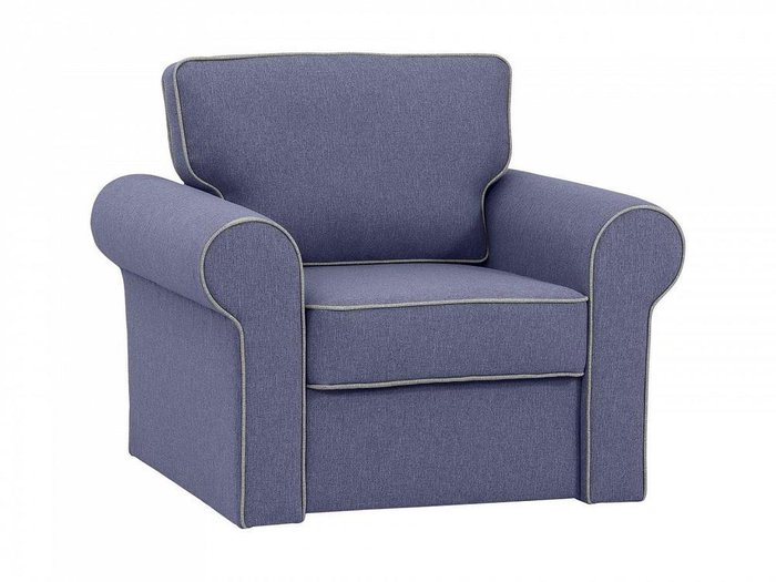 Кресло Murom сине-серого цвета - купить Интерьерные кресла по цене 37570.0
