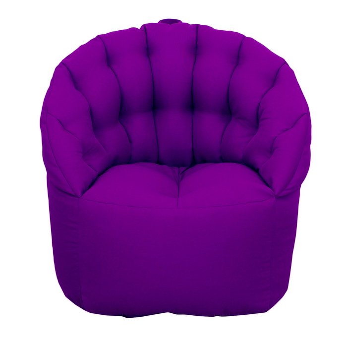Кресло-пуф сиреневого цвета