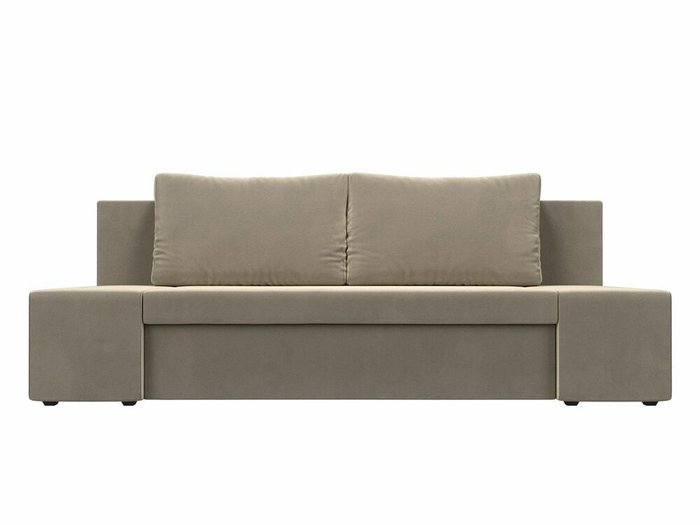 Прямой диван-кровать Сан Марко бежевого цвета - купить Прямые диваны по цене 22999.0