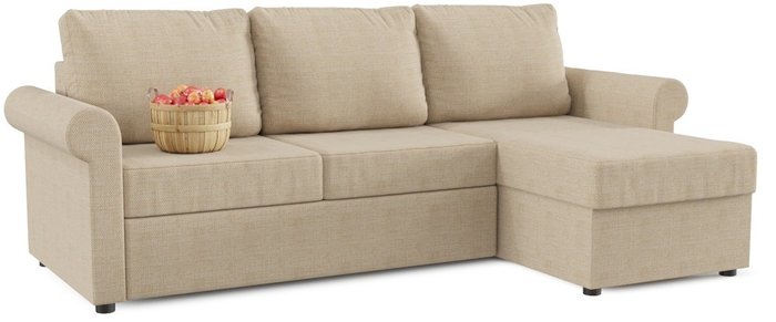 Угловой диван-кровать Верона бежевого цвета