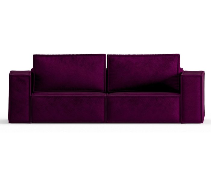Диван-кровать из велюра Ли Рой фиолетового цвета - купить Прямые диваны по цене 41590.0