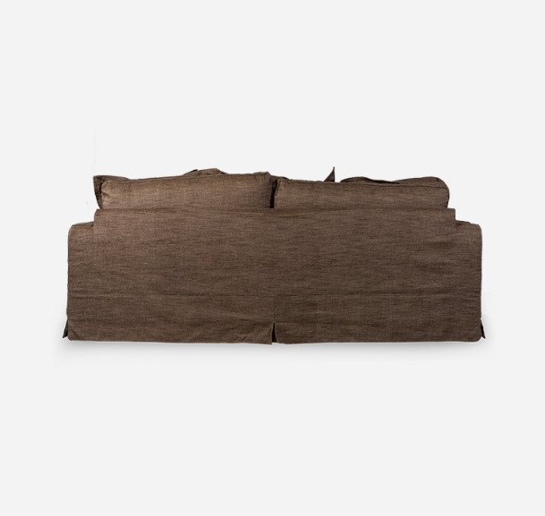 Диван Norbiton двухместный коричневого цвета - лучшие Прямые диваны в INMYROOM