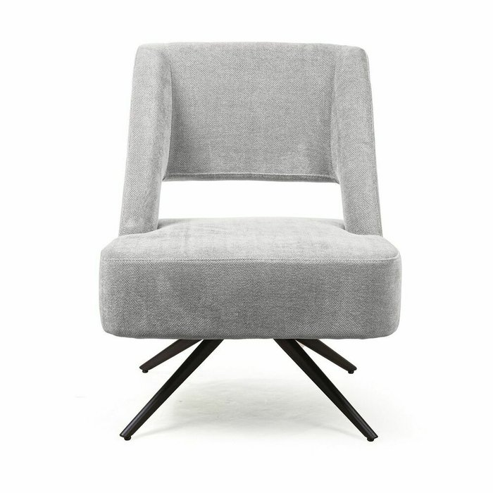 Кресло Molly серо-бежевого цвета - купить Интерьерные кресла по цене 32900.0
