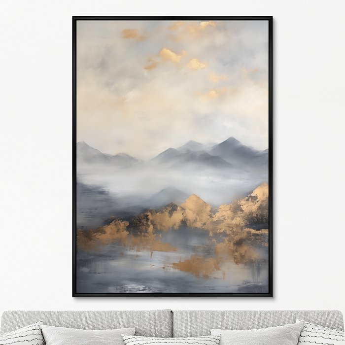 Репродукция картины Landscape collection, Mountain peaks, No 2, 2024г. - купить Картины по цене 24999.0