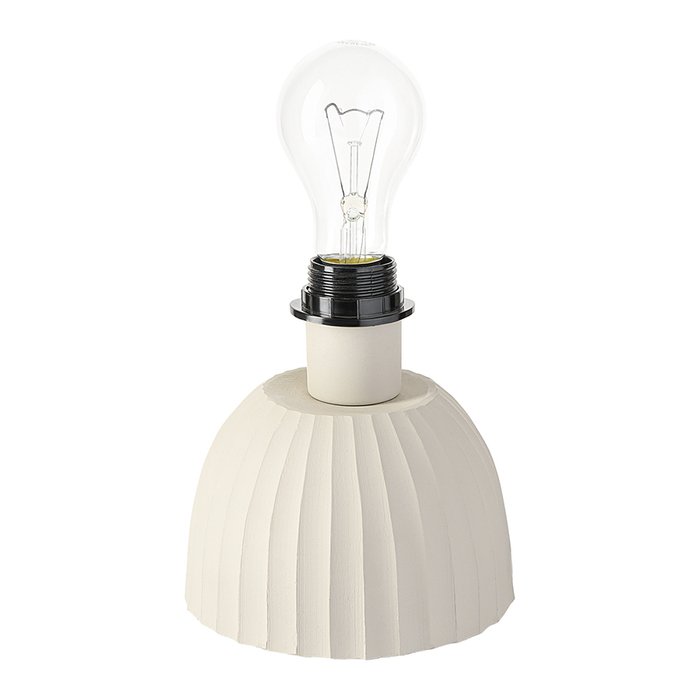 Лампа настольная Texture Rib светло-бежевого цвета - лучшие Настольные лампы в INMYROOM