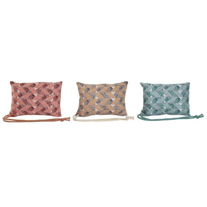 Подушка Home ESPRIT Коричневый бирюзовый Коралл 30 x 10 x 20 см (3 штук)